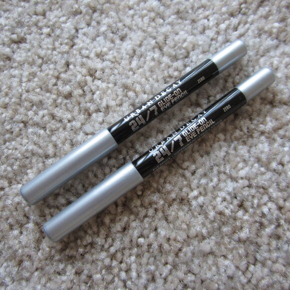 Urban Decay 24/7 Glide-On Eye Pencil Zero black travel mini 0.03 oz., lot of 2 - Picture 3 of 3